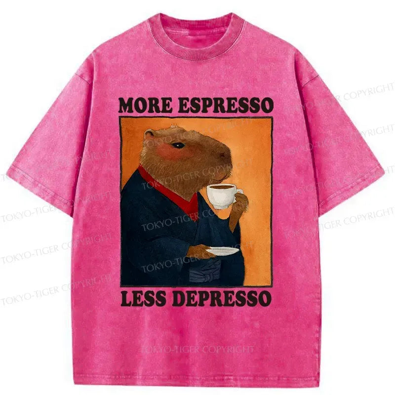 Washed Capybara T-Shirt Free Shipping