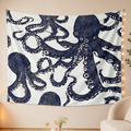 Kyoto-Lion Ocean Octopus Tapestry
