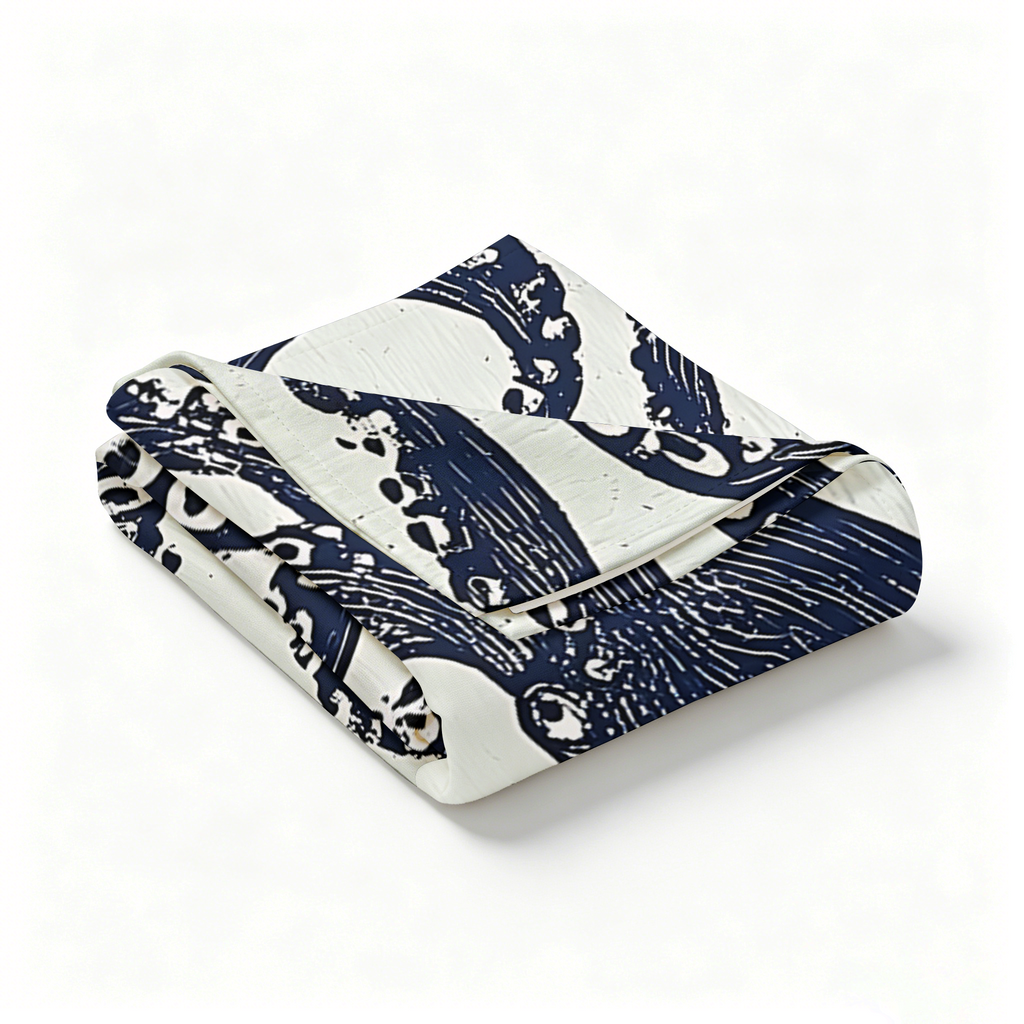 Kyoto-Lion Ocean Octopus Tapestry
