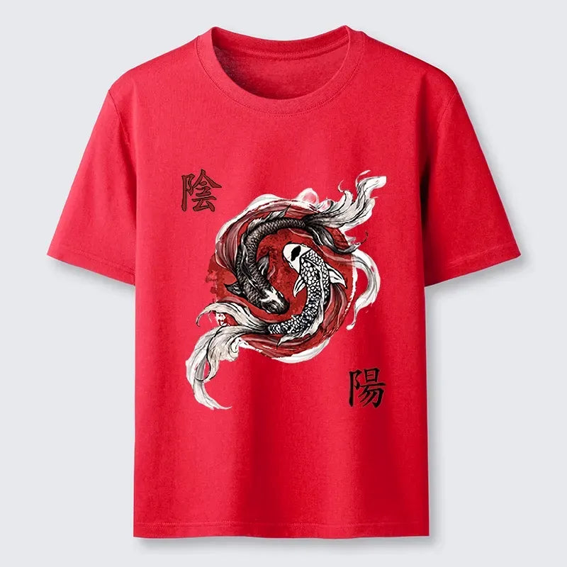 Japanese Koi Fish T-Shirt for Summer