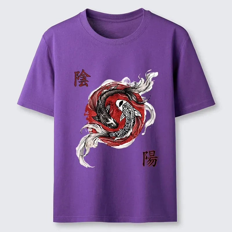 Japanese Koi Fish T-Shirt for Summer