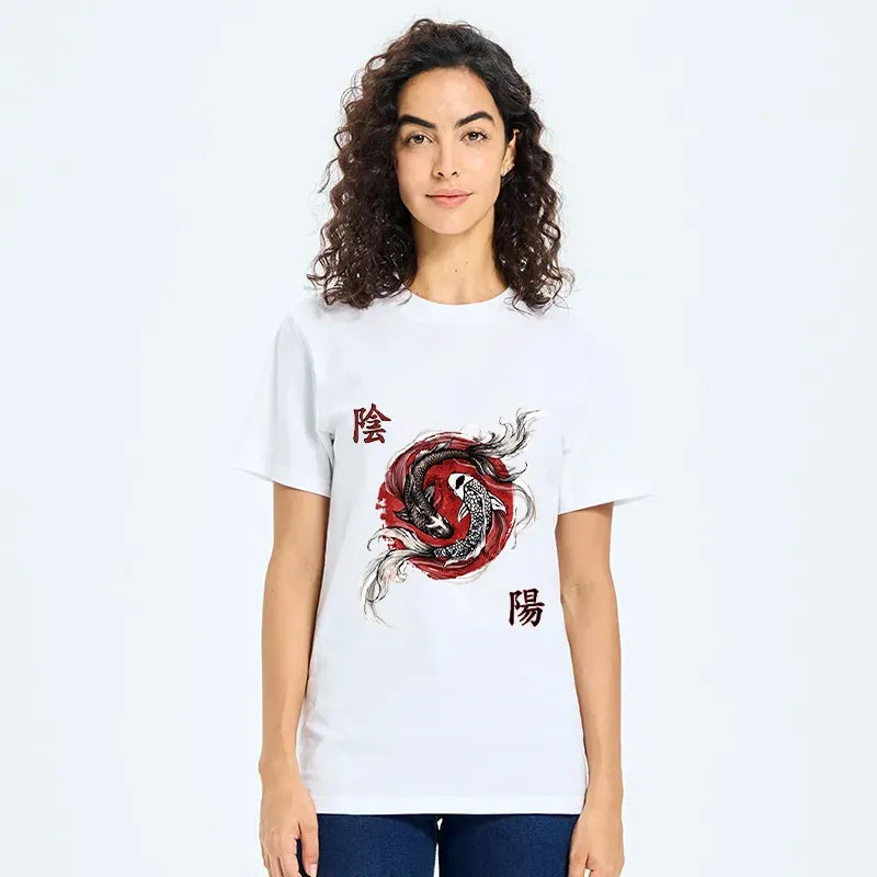 Red Ink Koi Fish T-Shirt Gift Idea