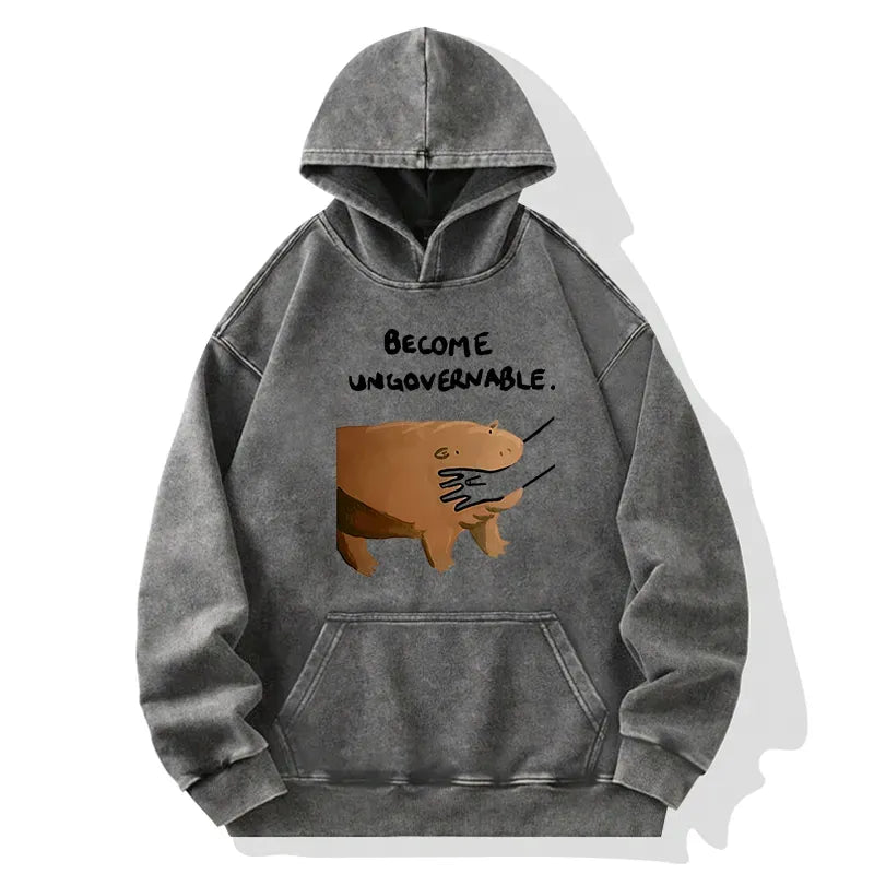 Funny Moo Deng Hoodie for Daily Wear