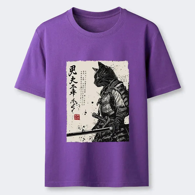 Trendy Kyoto Lion Cat Tee for Streetwear