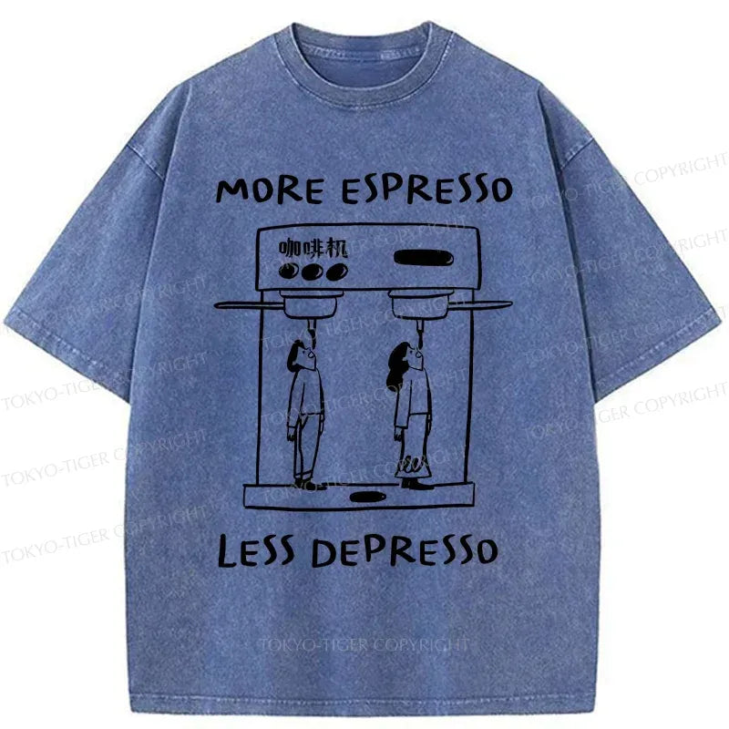 Kyoto-Lion Automatic Coffee Machine Washed T-Shirt