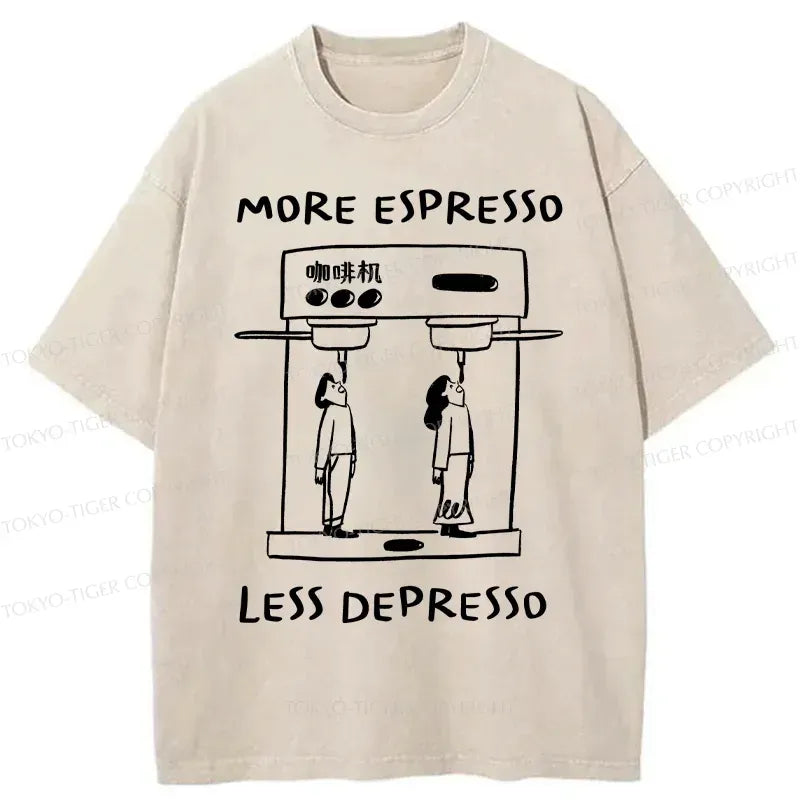 Kyoto-Lion Automatic Coffee Machine Washed T-Shirt