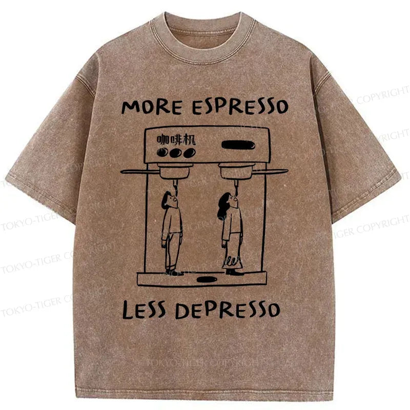 Kyoto-Lion Automatic Coffee Machine Washed T-Shirt