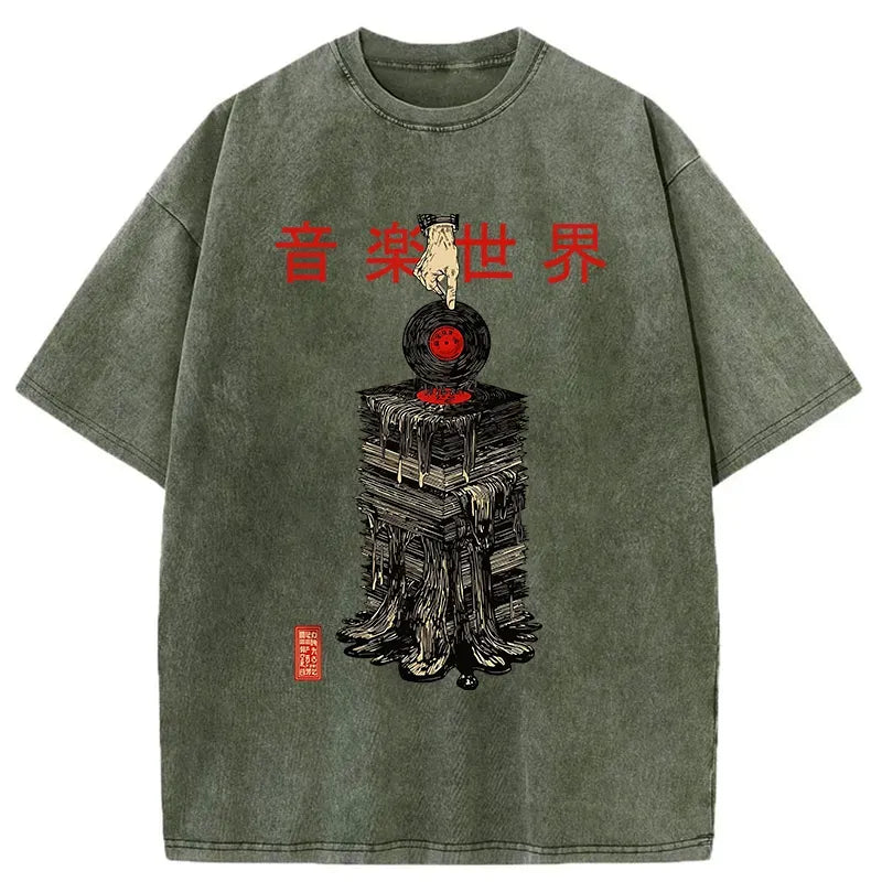Kyoto Lion Retro T-Shirt on Sale