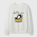 Kyoto-Lion Unavailable Cat Waffle Sweatshirt