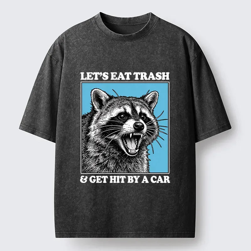 Raccoon Rebellion T-Shirt for Streetwear