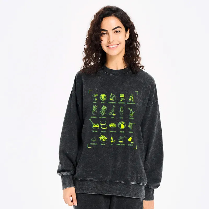 japanese vintage washed sweatshirt