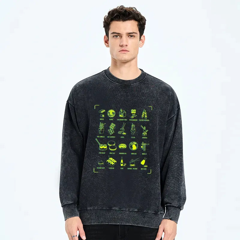 japanese vintage washed sweatshirt