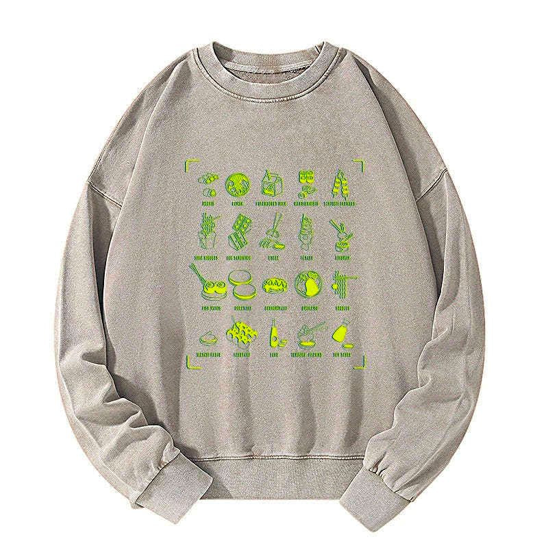 Kyoto-Lion Tokyo Cuisine Washed Sweatshirt