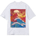 kyoto lion mt fuji vintage tee