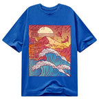 Kyoto-Lion Kanagawa Wave Fuji Japan Classic T-Shirt