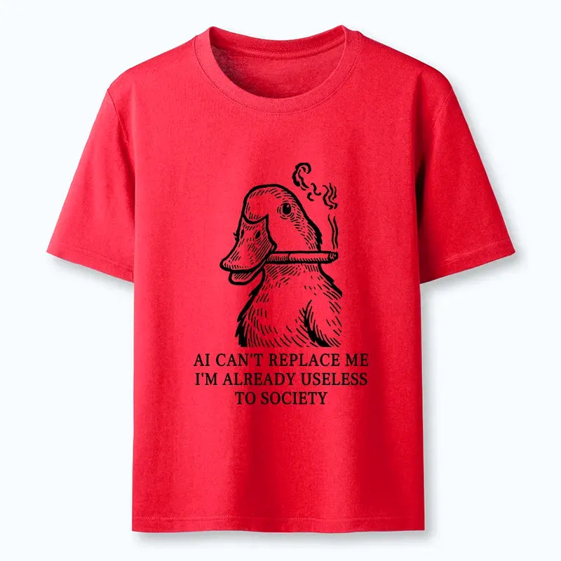 Kyoto-Lion Smoking Duck Unisex Tee