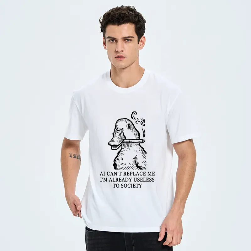 Kyoto-Lion Smoking Duck Unisex Tee
