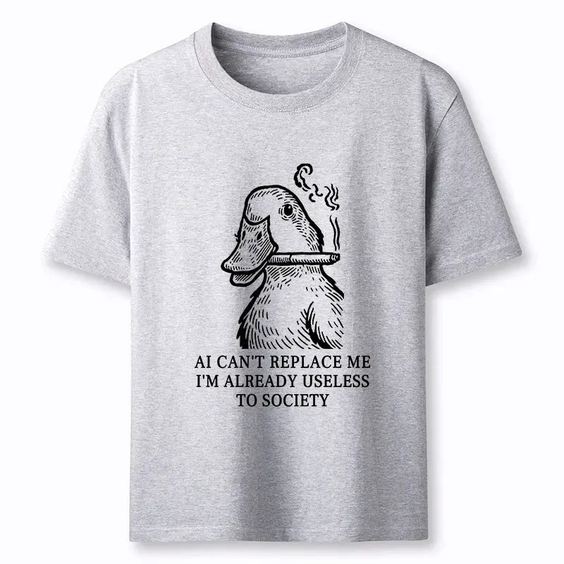 Kyoto-Lion Smoking Duck Funny Classic T-Shirt