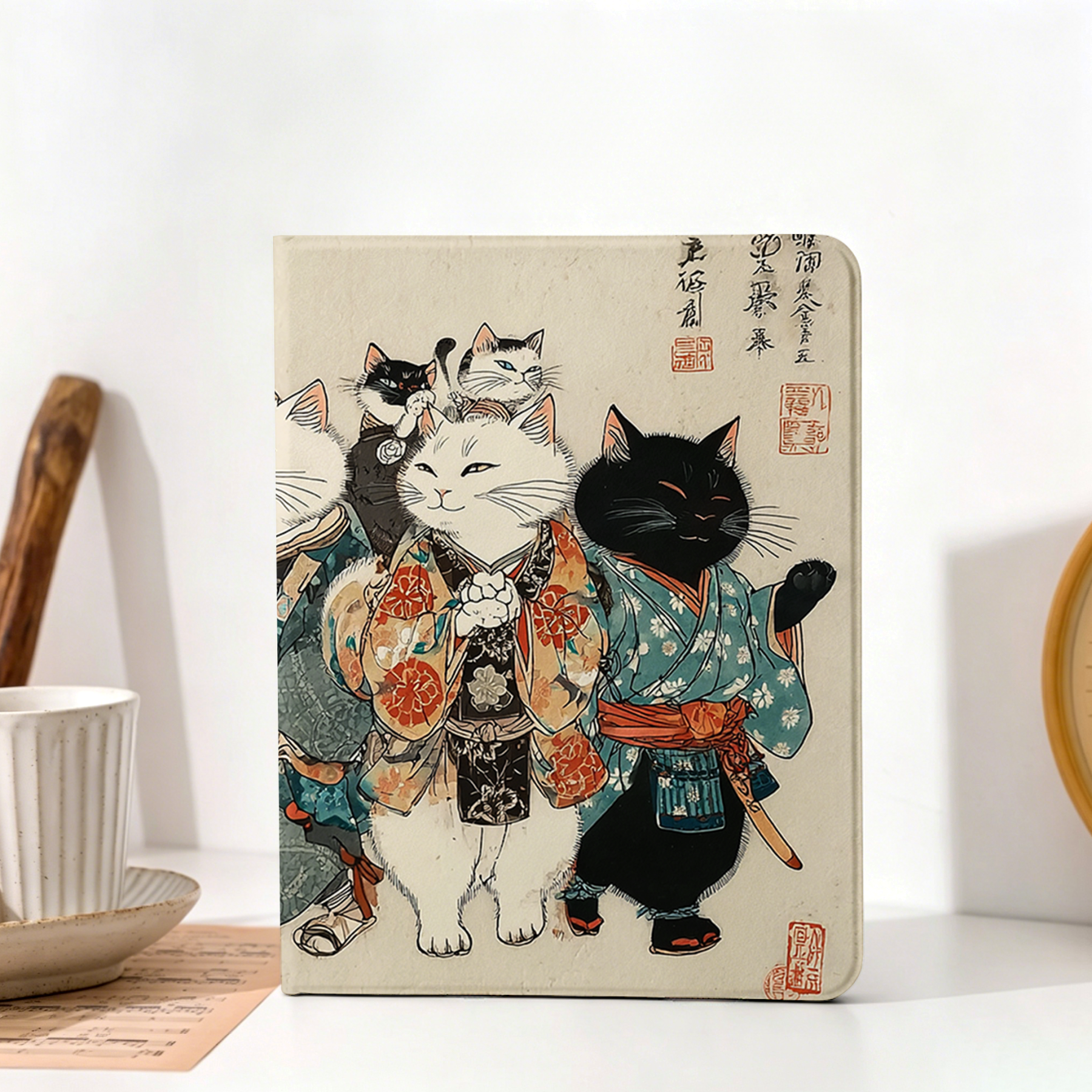 Samurai Cats Tablet Case for iPad