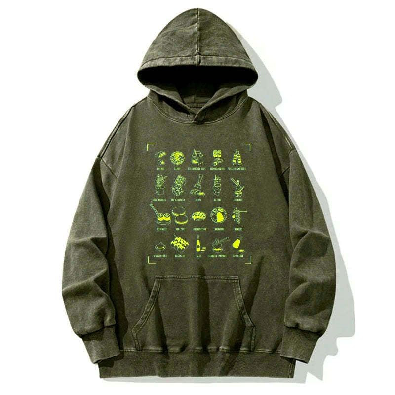 Kyoto-Lion Tokyo Cuisine Washed Hoodie
