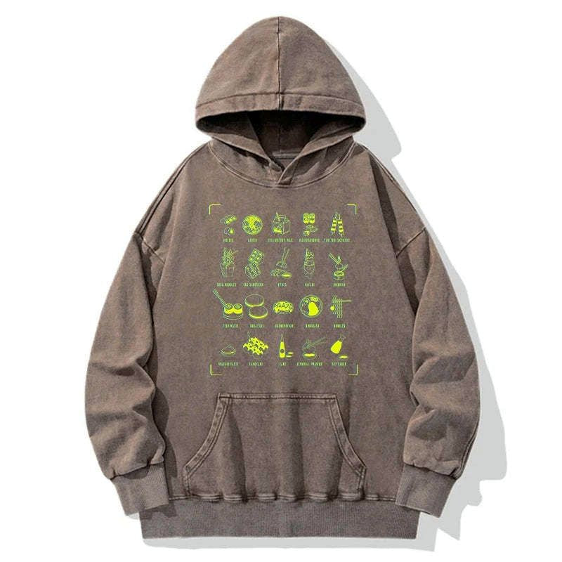 japanese washed hoodie for daily wear
