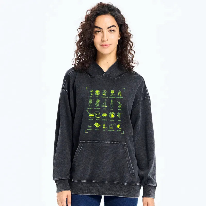 Kyoto-Lion Tokyo Cuisine Washed Hoodie