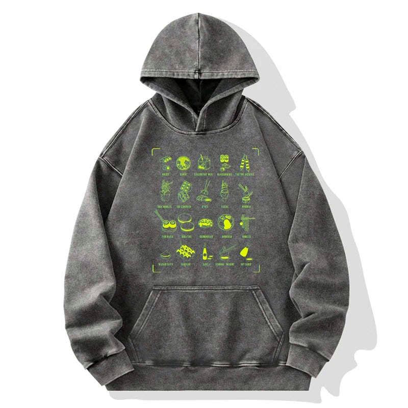 Kyoto-Lion Tokyo Cuisine Washed Hoodie