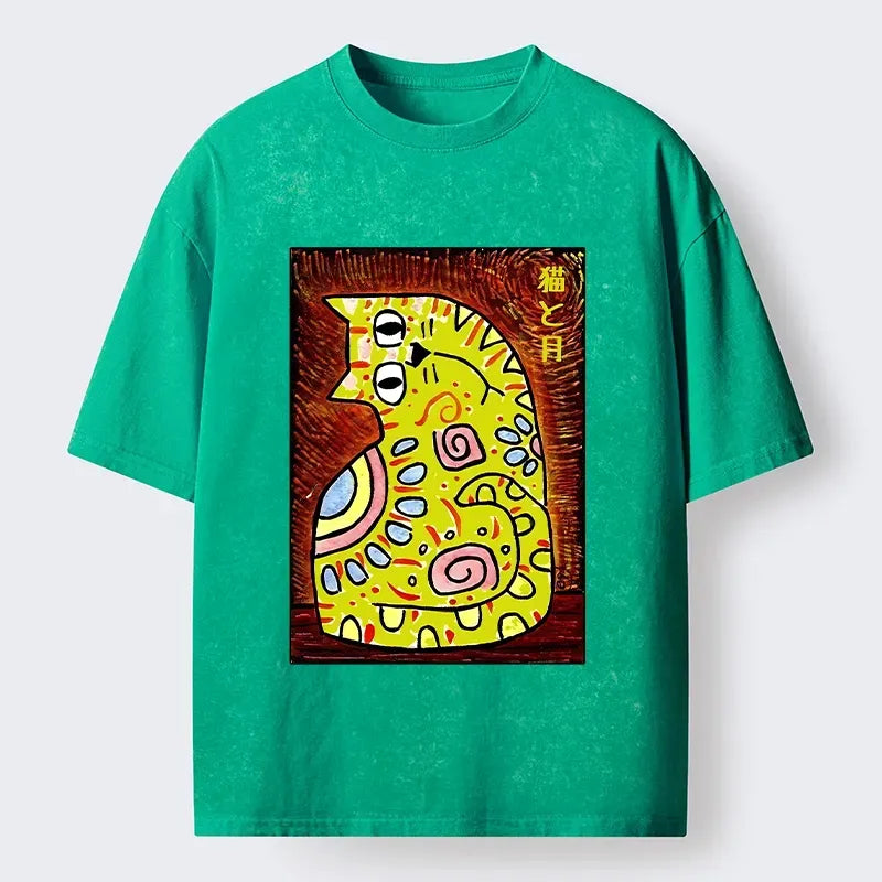 comfortable unisex cat tee for everyday