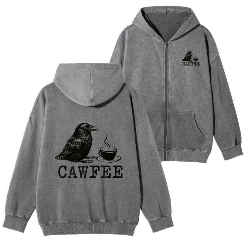kyoto lion cawfee zip hoodie trendy