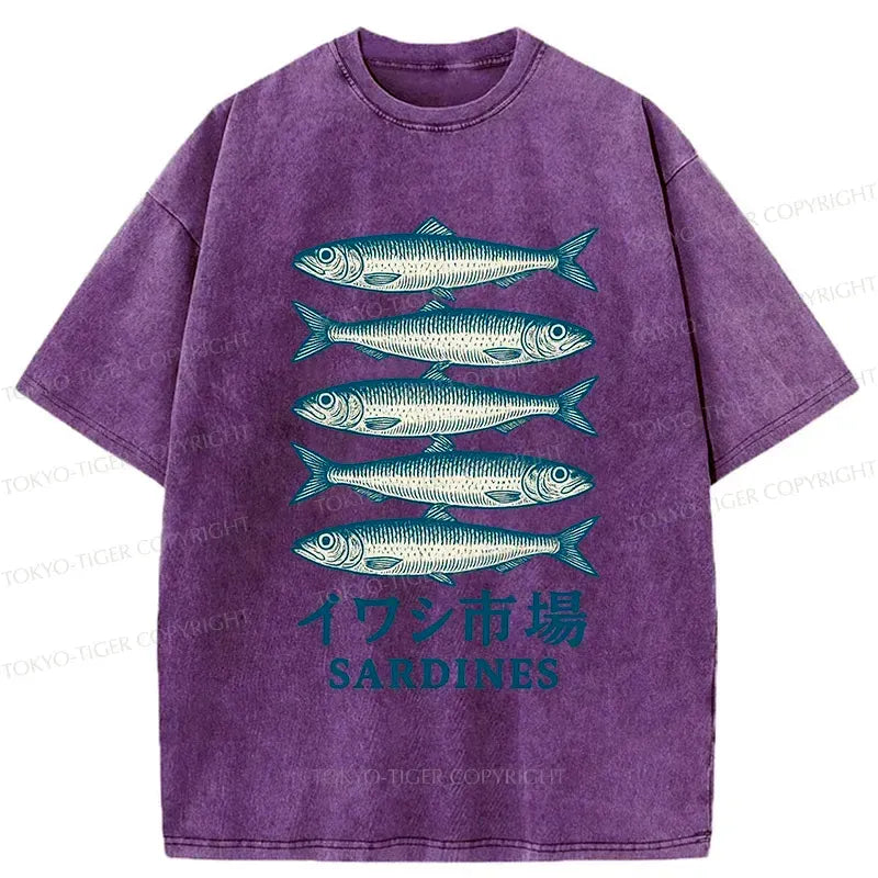 Japanese Washed T-Shirt for Daily Wear