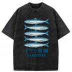 Kyoto Japanese Fish Market Vintage T-Shirt