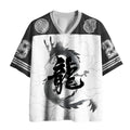 Kyoto-Lion The Ink-Wash Dragon Mesh Jersey