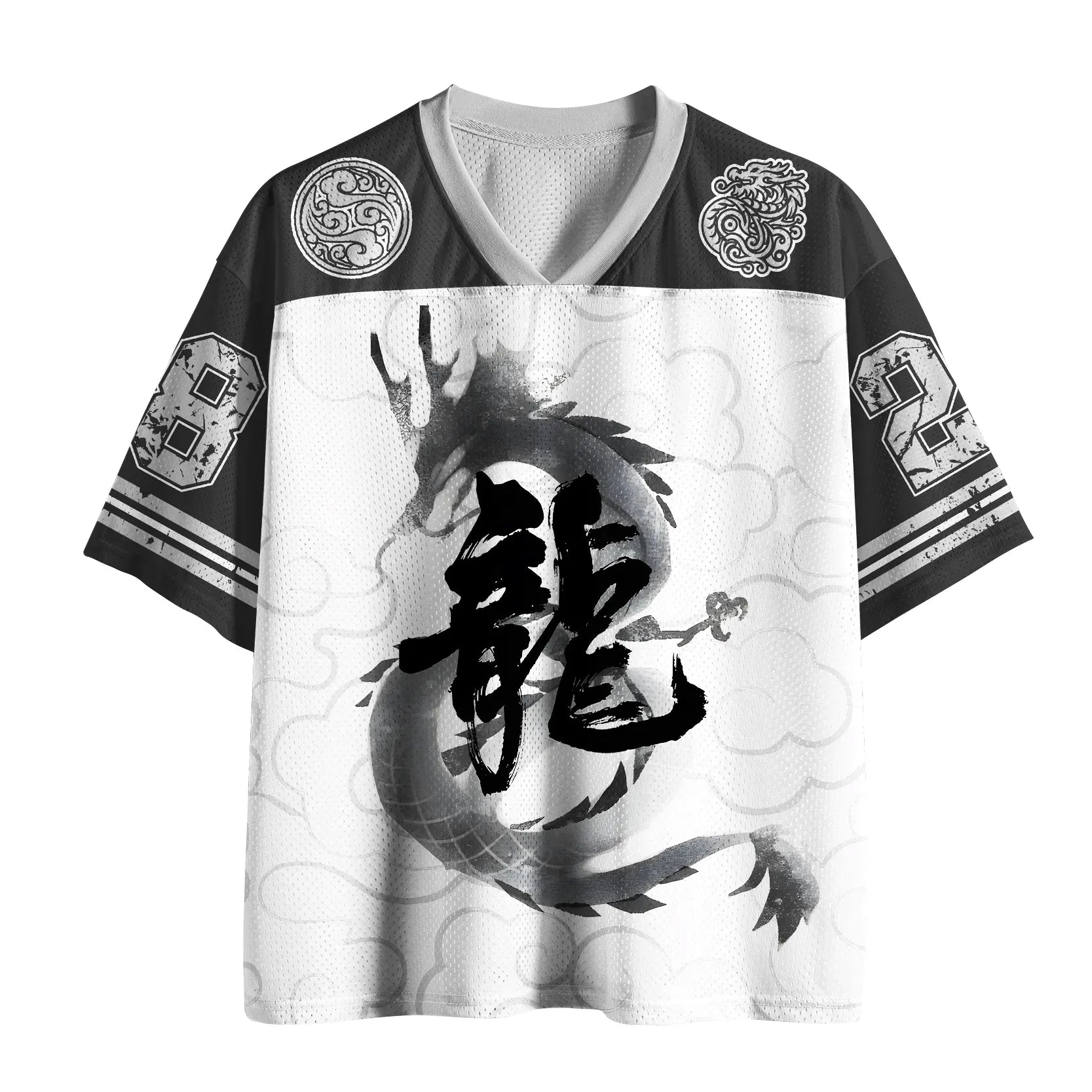 Kyoto-Lion The Ink-Wash Dragon Mesh Jersey