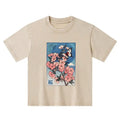 Japanese Ukiyoe Kids T-Shirt for Summer