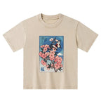Japanese Ukiyoe Kids T-Shirt for Summer