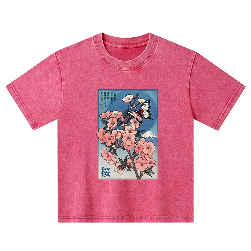 Kyoto Lion Cherry Blossom T-Shirt Gift Idea