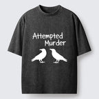 Funny Two Crows Joke Tee Premium Cotton Gift