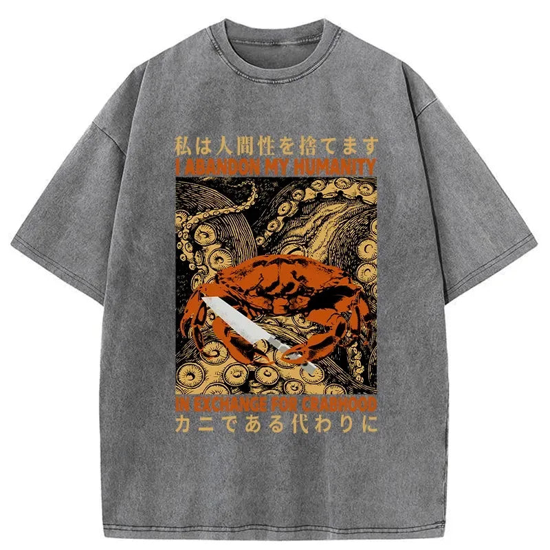 i abandon my humanity t shirt