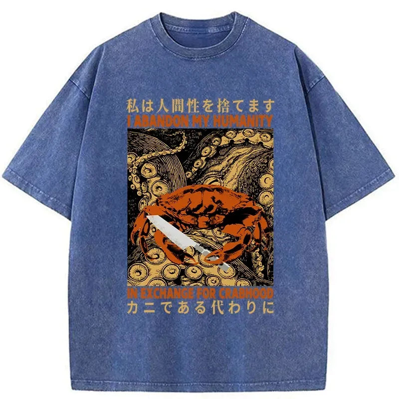kyoto lion washed t shirt