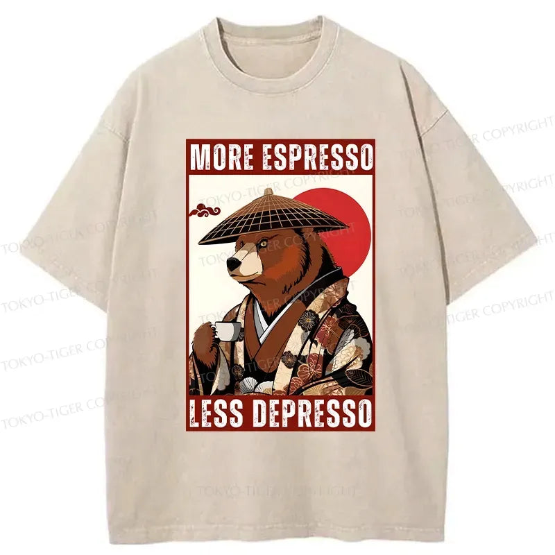 Washed Unisex Japanese Bear T-Shirt