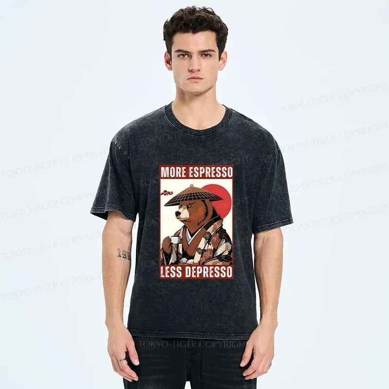 Japanese Streetwear Bear Tee for Summer