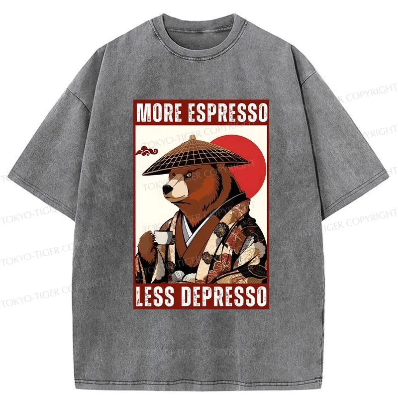 Japanese Streetwear Bear Tee for Summer