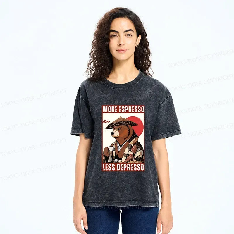 Japanese Streetwear Bear Tee for Summer