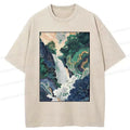 Soft Washed Japanese Art T-Shirt on Sale