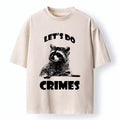 Kyoto-Lion Raccoon¡¯s Crime Pact Washed T-Shirt