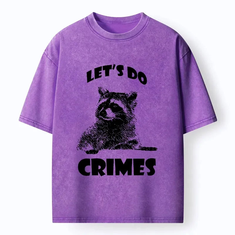 Kyoto lion raccoon crime pact unisex tee