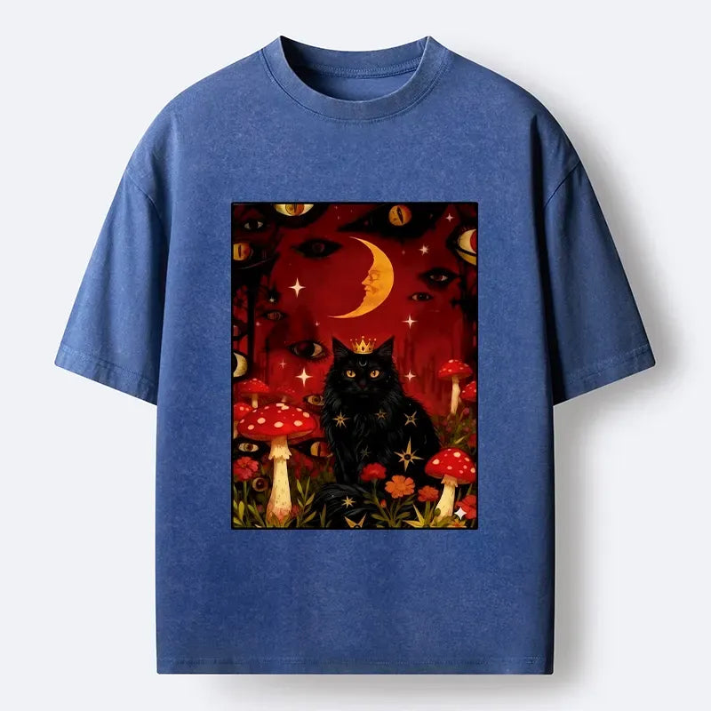 Japanese Cat Tee for Daily Wear