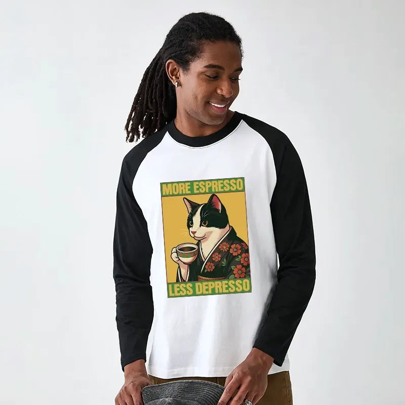 Unisex Vintage Cat T-Shirt for Daily Wear