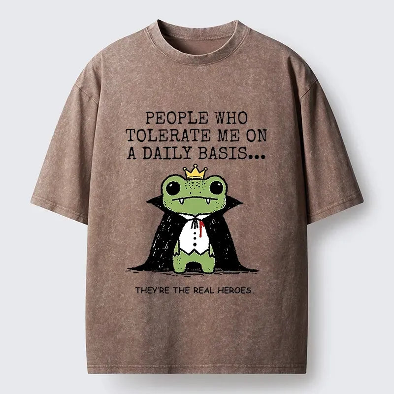 Japanese Streetwear Washed T-Shirt
