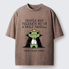 Japanese Streetwear Washed T-Shirt
